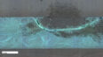 Profile cross-section with uninfiltrated surface strip